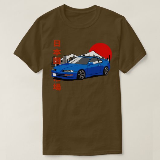 Honda Prelude MK4 19911996 T-shirt (Design voorkant)