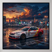 Honda Prelude Toercar Poster (Voorkant)