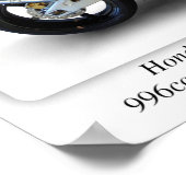 Honda RC51 VTR1000 SP2 Castrol Motorcycle - A3 Poster (Hoek)