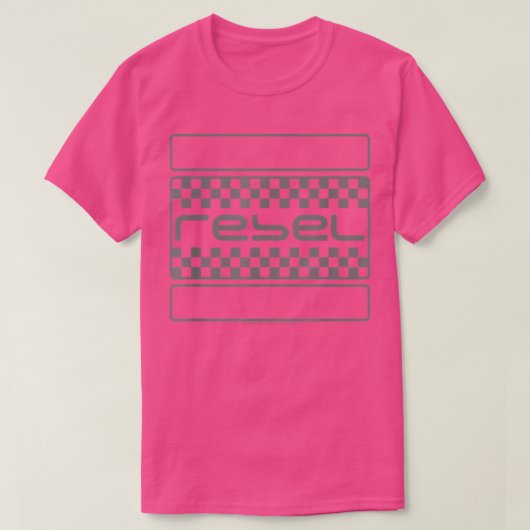 Honda Rebel Checkers Grey  T-shirt (Design voorkant)