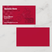 Honda Red Motocross Visitekaartje (Voorkant / Achterkant)