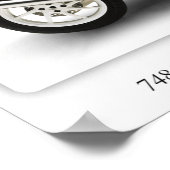 Honda VFR 750F-R motorfiets - A3 Poster (Hoek)