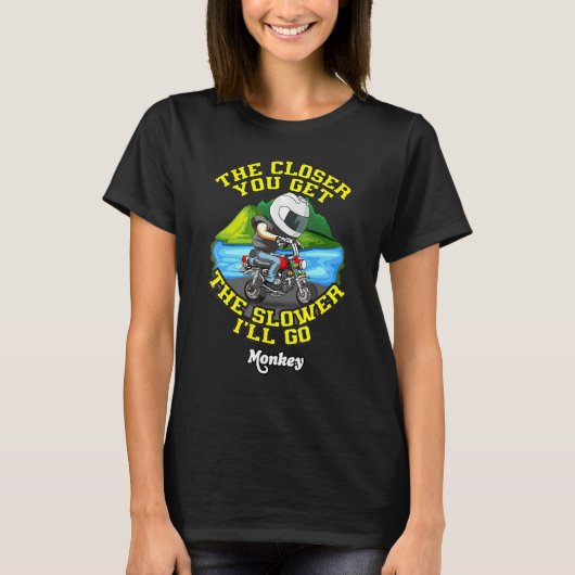 Hondas-aap voor mannen t-shirt (Voorkant)