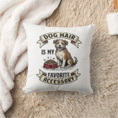 Honddenhaar Shirt Vintage Gravure Grappige Hond Li Kussen (Deken)