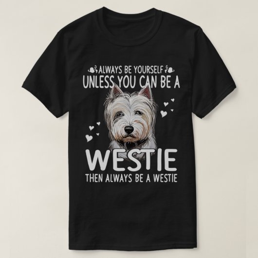 Honden 365 tenzij u een witte hond kunt zijn1 t-shirt (Design voorkant)