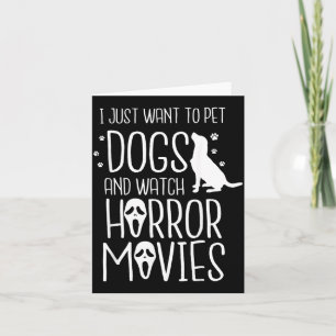 Honden Aaien En Griezelen - Halloween Hond Kaart