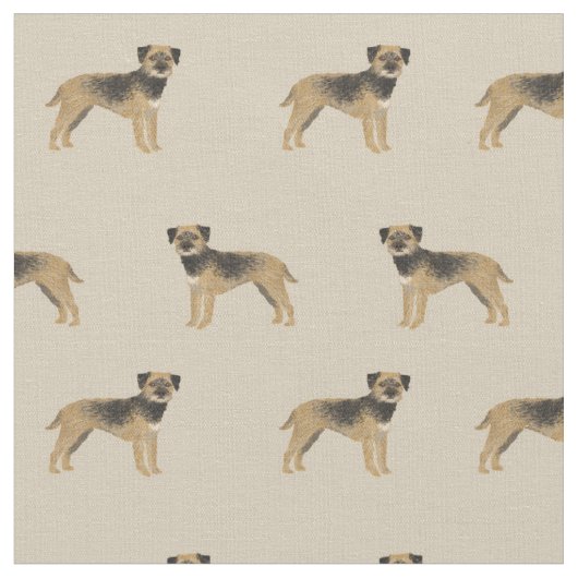 honden aan de grens stof (Close Up)