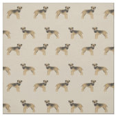 honden aan de grens stof (Swatch)