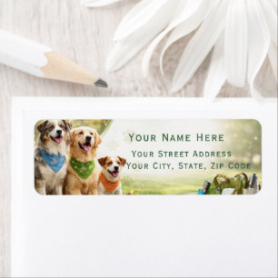 Honden Aangepast Retouradres Etiket
