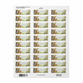 Honden Aangepast Retouradres Etiket (Full Sheet)