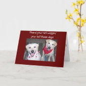 HONDEN AANMOEDIGEN HET GENEZEN KAART (Gele Bloem)