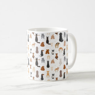 Honden achterin zitten koffiemok