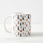 Honden achterin zitten koffiemok (Links)