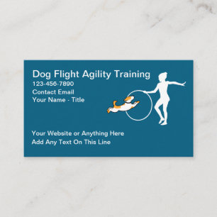 Honden Agility Hondentraining Services Visitekaartje