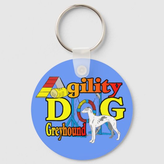 Honden agility sleutelhanger (Voorkant)