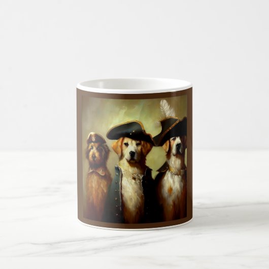 Honden als drie musketiers koffiemok (Center)