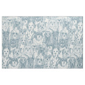 honden aplenty bluestone stof (Fat Quarter)