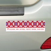 Honden autosticker bumpersticker (Op auto)