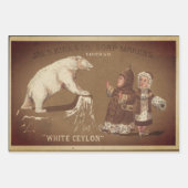 Honden Beer  Amerikaanse Adverteren kunst | Inpakpapier Vel (Voorkant)