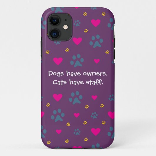 Honden beschikken over personeel in eigenaarscatte Case-Mate iPhone case (Achterkant)
