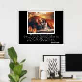 Honden Beste Vriend Kitten Knuffels Poster (Thuiskantoor)