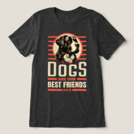 Honden beste vrienden Tri-Blend shirt