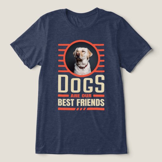 Honden beste vrienden Tri-Blend shirt (Design voorkant)