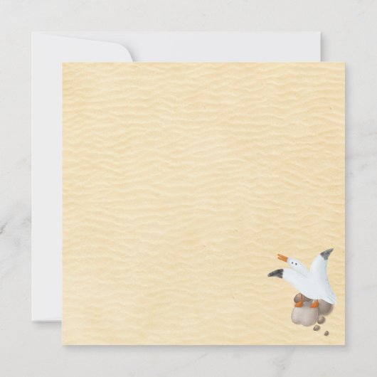 Honden bij Beach Summer Vibes Notitiekaartje (Achterkant)