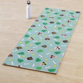 Honden bij vaccinatie yogamat