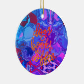 Honden boeken en koffie abstract keramisch ornament (Rechts)
