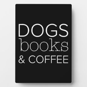 Honden Boeken Koffie Boekworm Hond Mam Fotoplaat
