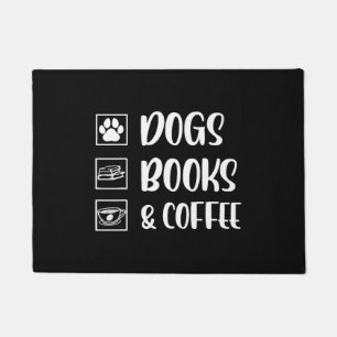 Honden Boeken Koffie Grappige Hond Deurmat
