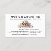 Honden Boho Chic Afspraak Visitekaartje (Achterkant)