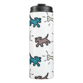 Honden Botten EG Graffiti Style Thermal Trumbler Thermosbeker (Voorkant)