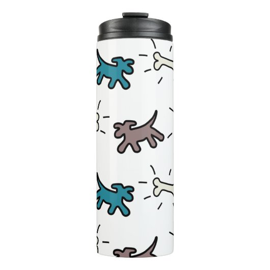 Honden Botten EG Graffiti Style Thermal Trumbler Thermosbeker (Voorkant)