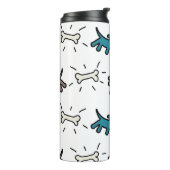 Honden Botten EG Graffiti Style Thermal Trumbler Thermosbeker (Gedraaid links)