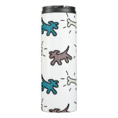 Honden Botten EG Graffiti Style Thermal Trumbler Thermosbeker (Achterkant)