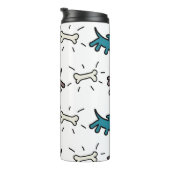 Honden Botten EG Graffiti Style Thermal Trumbler Thermosbeker (Geroteerd rechts)