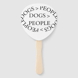 Honden Boven Mensen – Grappige Honden CitatenSet v Handwaaier
