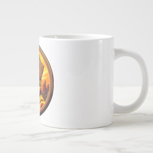 Honden Brandweerman Grote Koffiekop (Rechts)