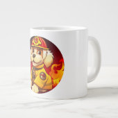 Honden Brandweerman Grote Koffiekop (Voorkant rechts)