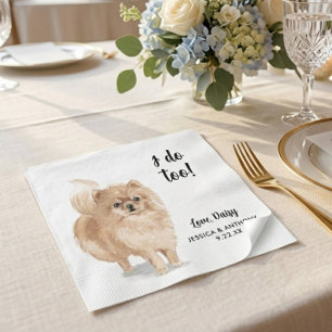 Honden Bruiloft Cocktail Servetjes Servet