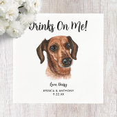 Honden Bruiloft Cocktail Servetjes Servet