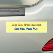 Honden... Bumpersticker (Op auto)