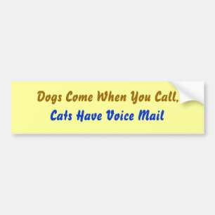 Honden... Bumpersticker