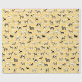  honden cadeaupapier (Vlak)