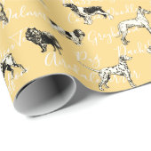  honden cadeaupapier (Rol Hoek)