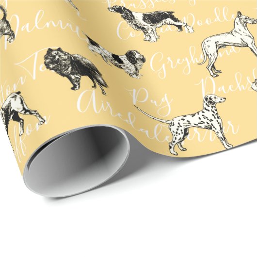 honden cadeaupapier (Rol Hoek)