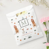 Honden & Cadeaus Prettig Kerstmis Monogram Bedankzakje (Gezegeld)