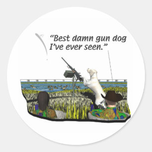 Honden - Canine - Sportriet Ronde Sticker